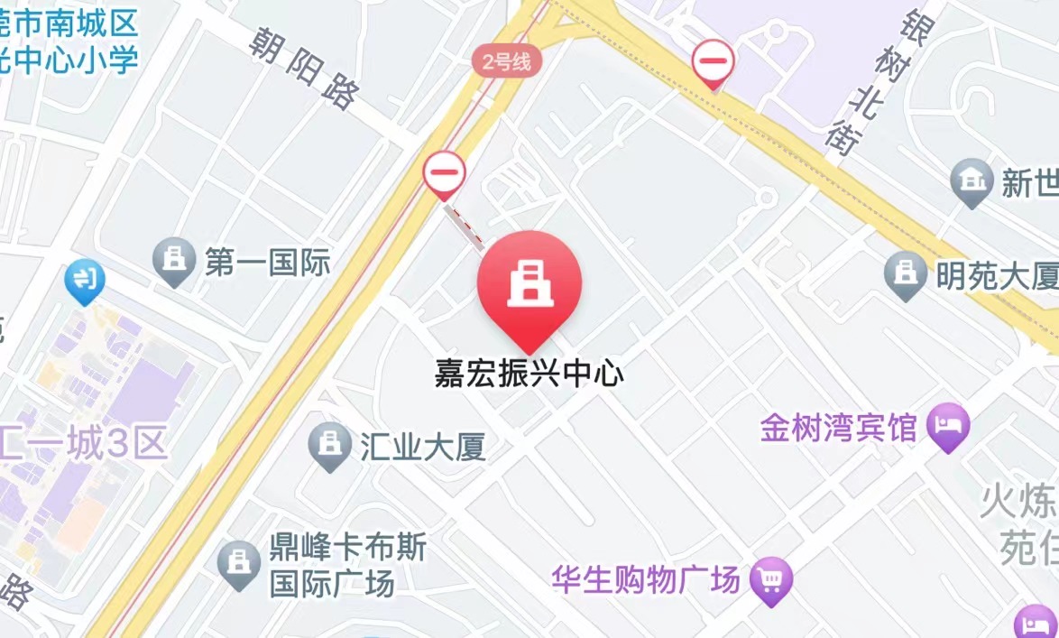 东莞市东莞大道东城段13号（鸿福路地铁口C4出口）嘉宏振兴中心1902